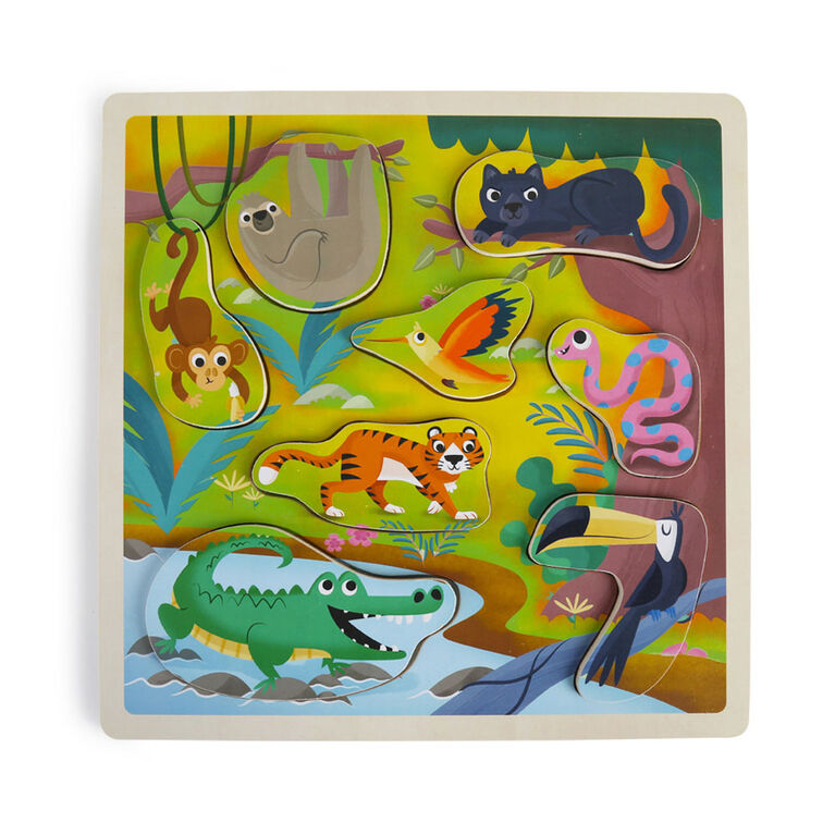Imaginarium Discovery - Wooden Chunky Puzzle Assortment - Safari