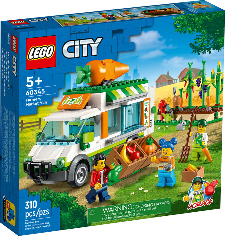 LEGO City Farmers Market Van 60345 Building Kit (310 Pieces)