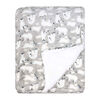 Jesse & Lulu Lounge Blanket with Sleep Mask: Grey Polar Bear