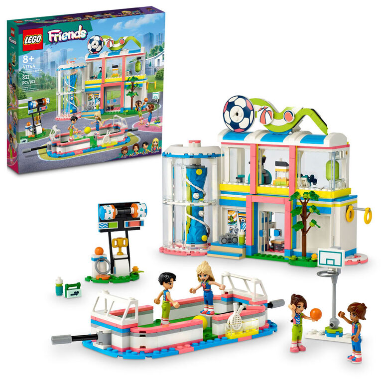 LEGO Friends Sports Center 41744 Building Toy Set (832 Pieces)