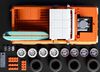 Mattel Brick Shop Hot Wheels Custom '62 Chevy Pickup Building Toy Kit (858 Pieces), for Collectors