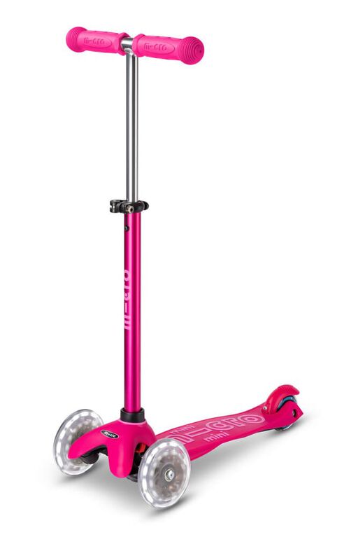 Micro Mini2Grow Deluxe Led Scooter/Pink