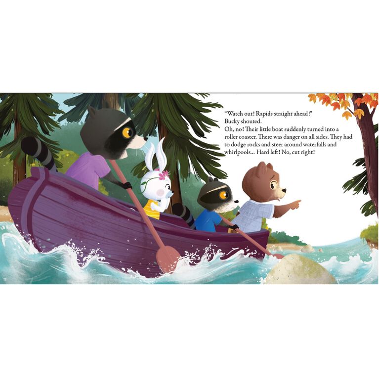Les aventures de Ricky le raton : camping, guimauves et petits frissons - Édition anglaise