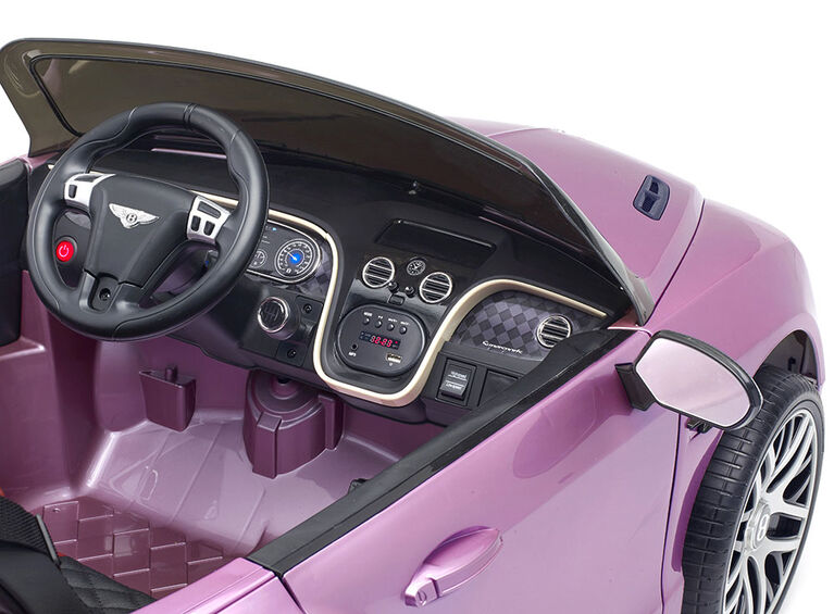 Bentley 12V Ride on - Pink - R Exclusive