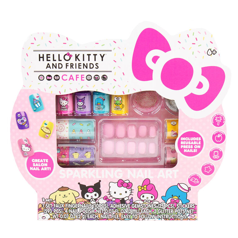 Hello Kitty et ses amis Art pour les ongles étincelant - Édition anglaise