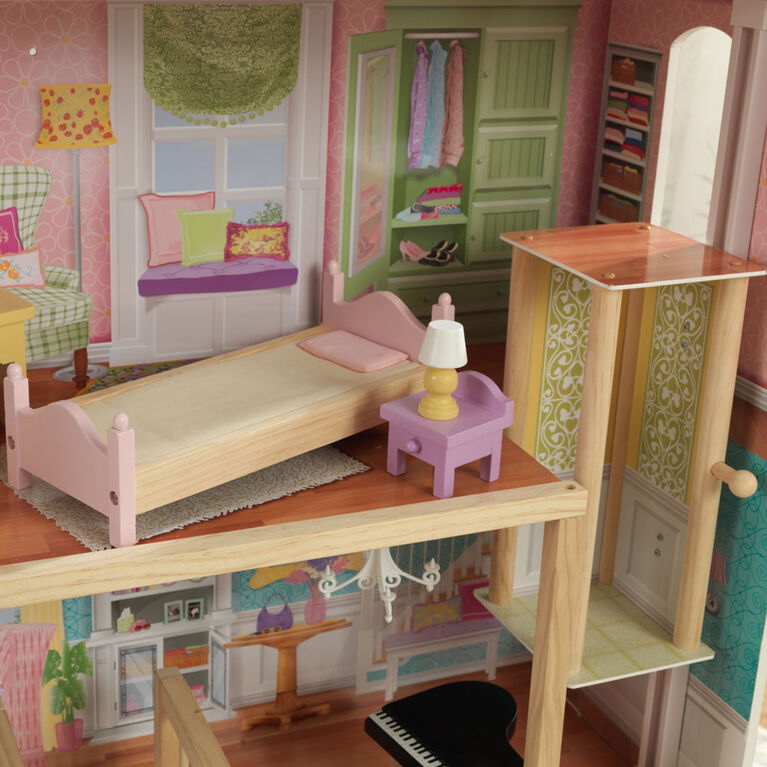 Grand View Mansion Dollhouse with EZ Kraft Assembly