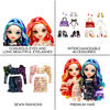 Rainbow High Special Edition Twin 2-Pack Fashion Dolls, Laurel and Holly De'Vious -dressed in Multicolored Rainbow Metallic Printed Outfits with Doll Accessories, Great Gift and Toy for Kids 6-12 Years Old