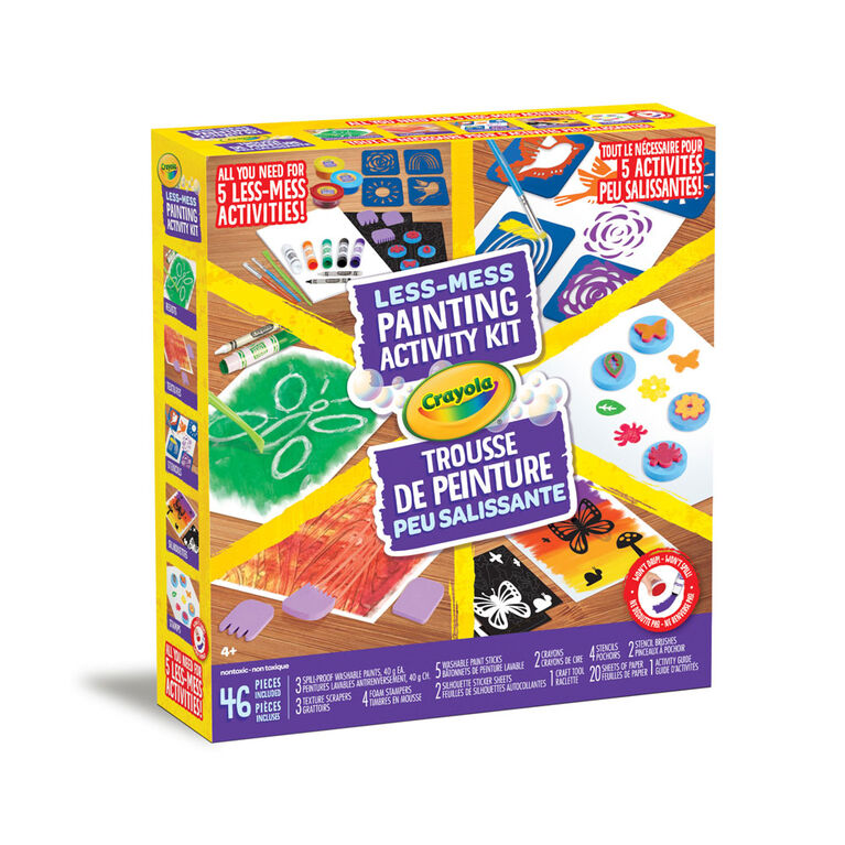 Trousse de peinture peu salissante