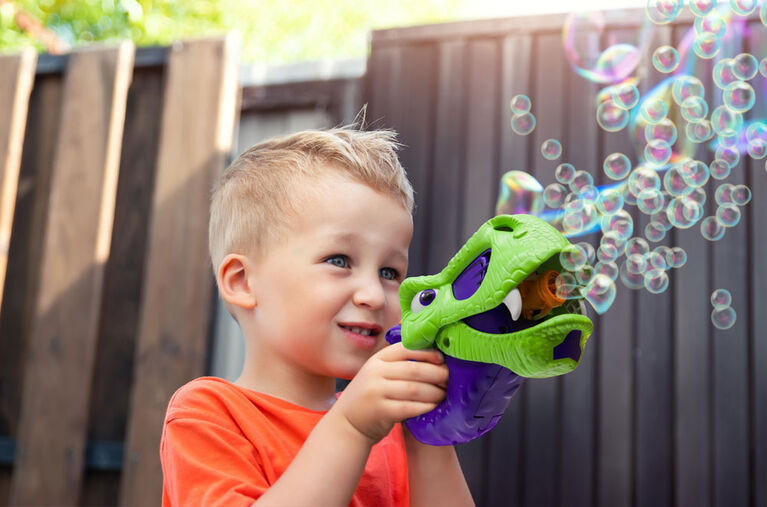 Gazillion Bubbles Roarin' Rex Bubble Blaster