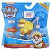 PAW Patrol, Action Pack Rubble Collectible Figure with Sounds and Phrases