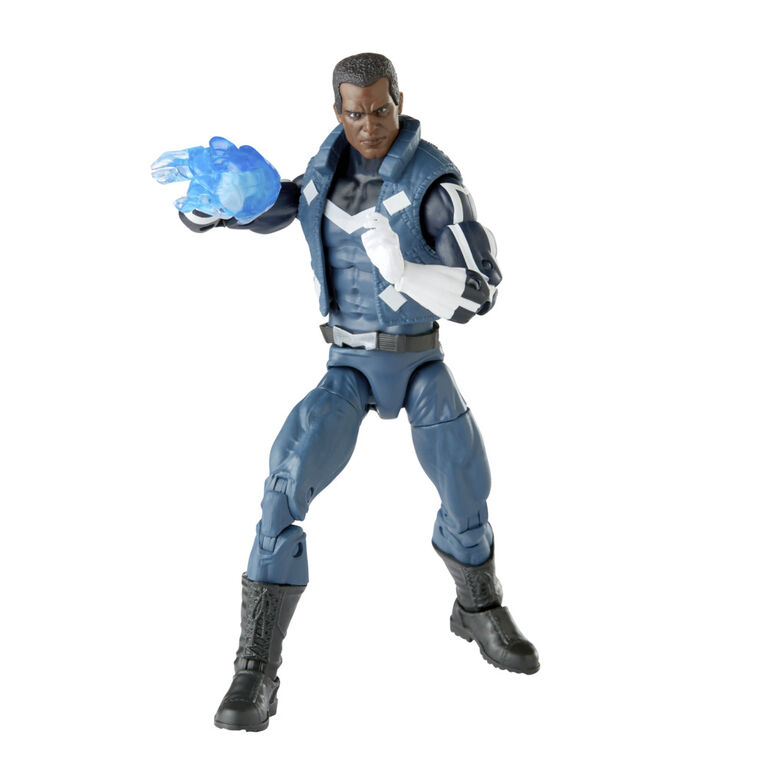 Marvel Legends Series Blue Marvel Ultimates Costume Action Figure 6-inch Collectible Toy, 4 Accessories, 1 Build-A-Figure Part