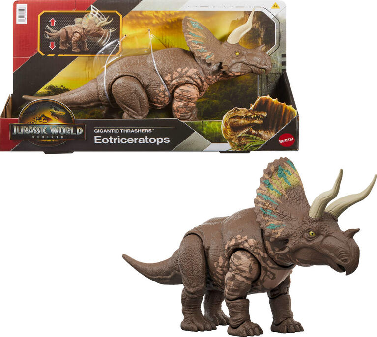 Jurassic World-Eotriceratops-Figurine Méga Prédateurs