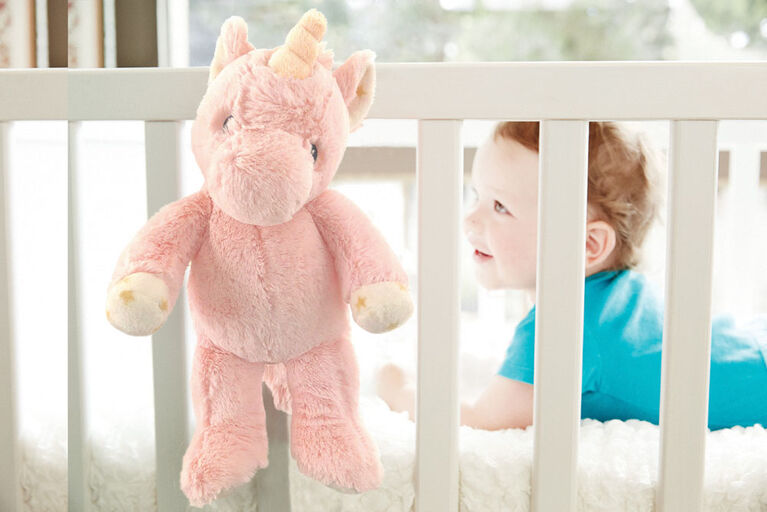 Peluche licorne rose Ella the Unicorne aux Sons Apaisants de Cloud b