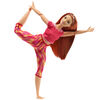 Barbie Made to Move Doll, Curvy, with 22 Flexible Joints & Long Straight Red Hair Wearing Athleisure-wear