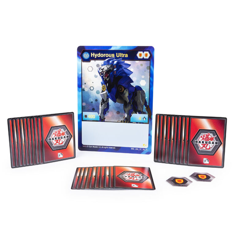 Bakugan, Deluxe Battle Brawlers Card Collection with Jumbo Foil Hydorous Ultra Card