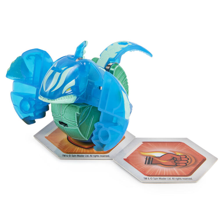 Bakugan Evolutions, Warrior Whale, Platinum Series True Metal Bakugan, 2 BakuCores and Character Card
