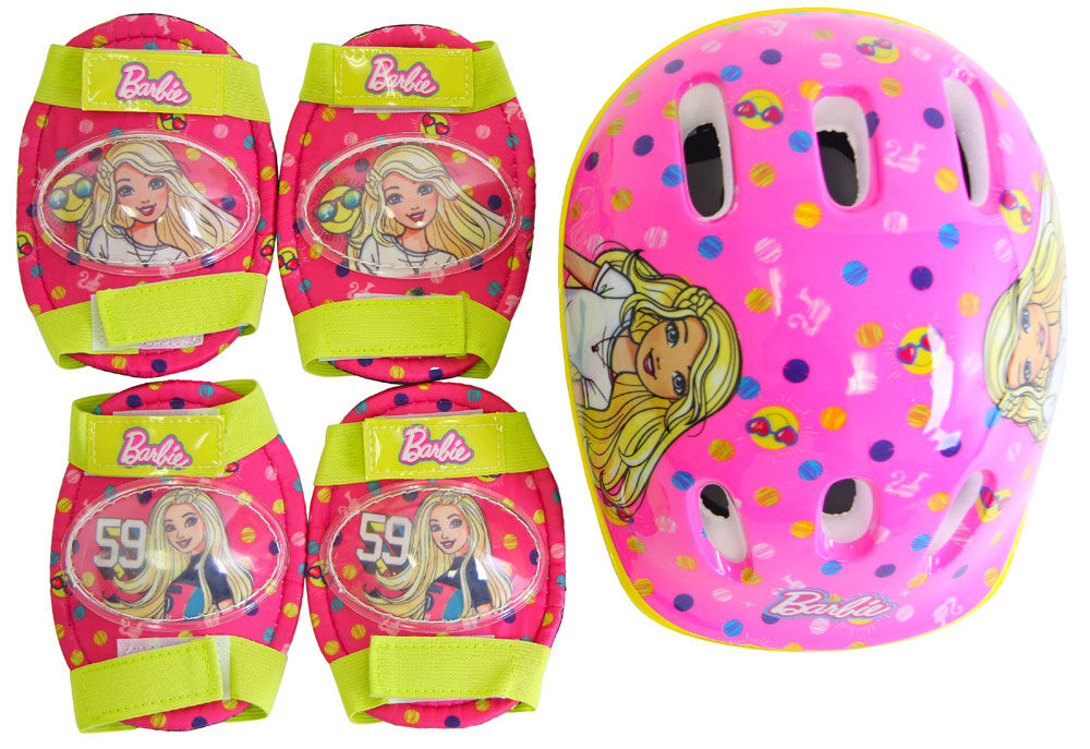 Barbie bike helmet discount and pads
