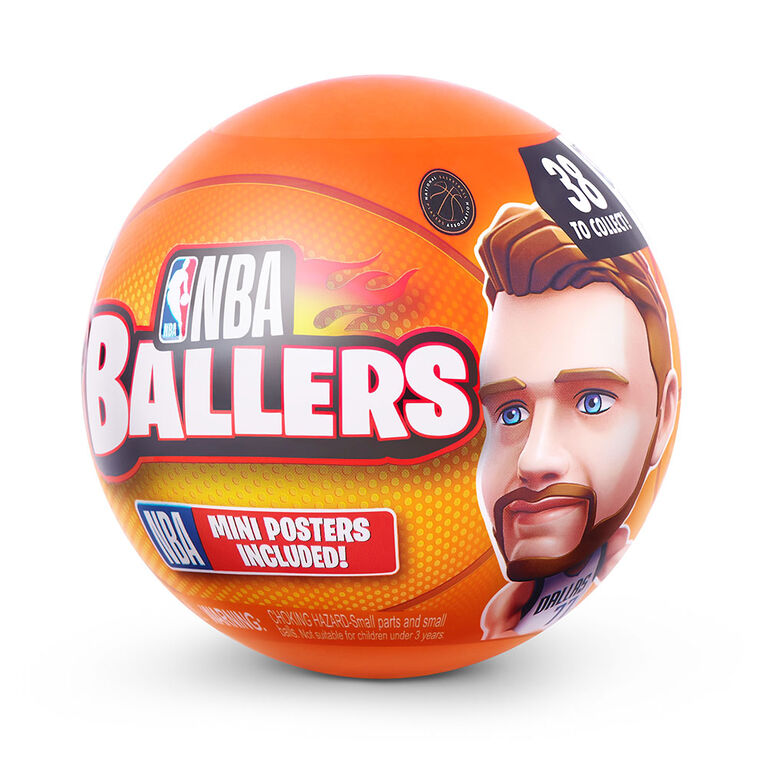 5 Surprise NBA Ballers - 1 par commande, la couleur peut varier (Chacun vendu séparément, sélectionné au hasard)