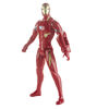 Marvel Avengers : Phase finale Titan Hero Series - Figurine de Iron Man avec port Titan Hero Power FX.