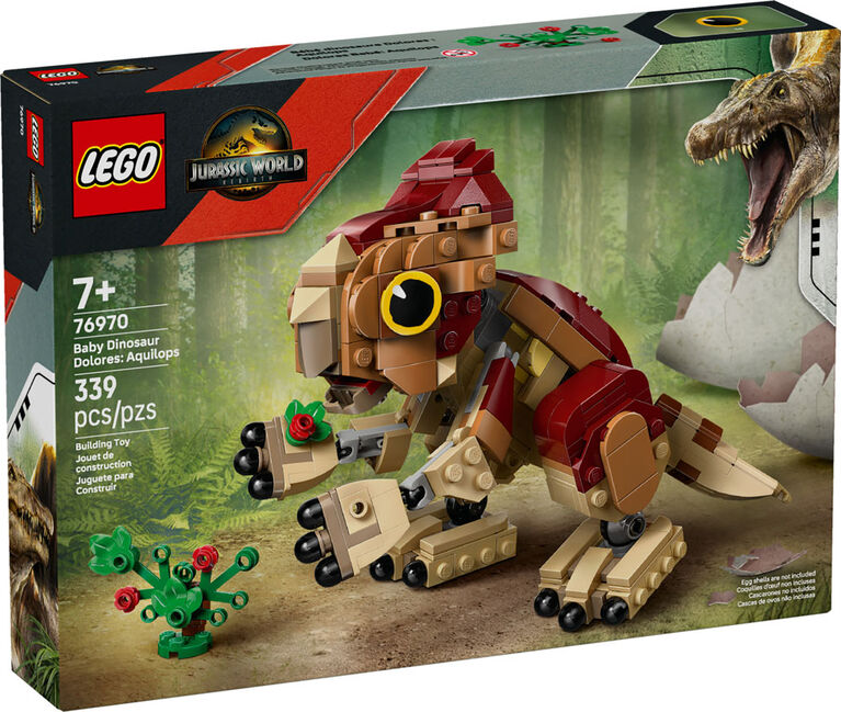 LEGO Jurassic World Baby Dinosaur Dolores: Aquilops Kids Toy, 7+ - Jurassic World Building Toy - 76970