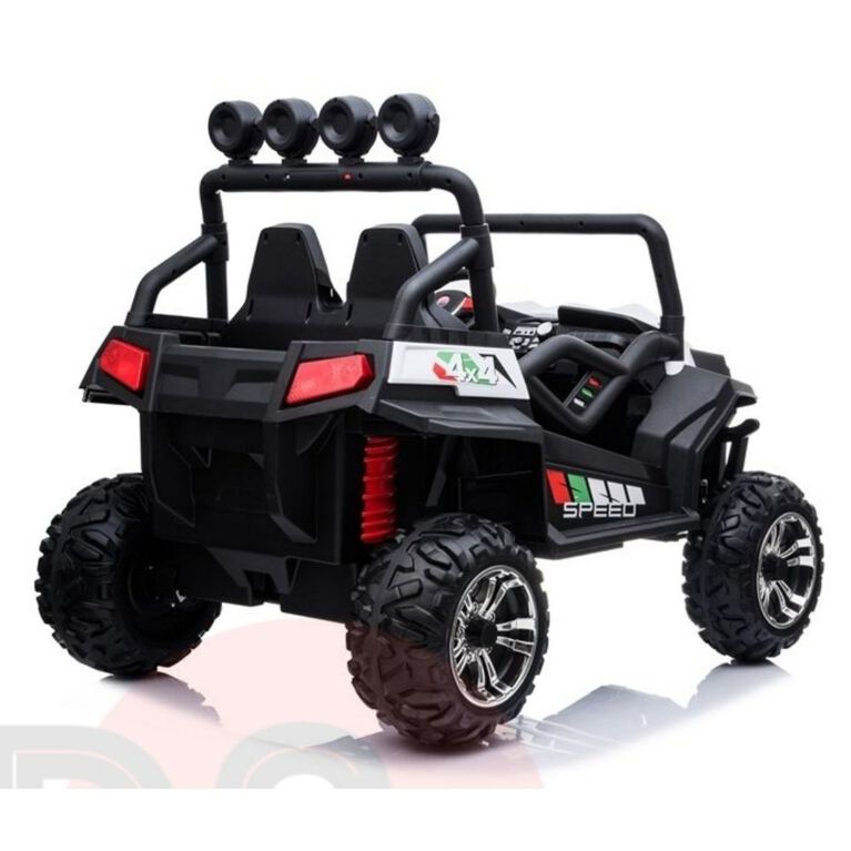 KidsVip 2x12V Kids & Toddlers UTV Viper 4WD Ride on car w/Remote Control - White