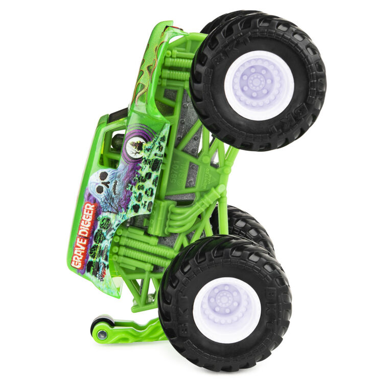 Monster Jam, Official Grave Digger Monster Truck, Die-Cast Vehicle, Shear Madness Series, 1:64 Scale