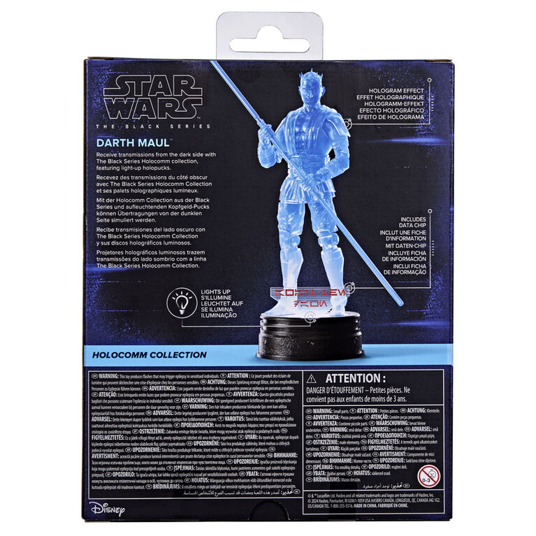 Star Wars The Black Series Holocomm Collection Darth Maul Collectible 6 Inch Action Figure