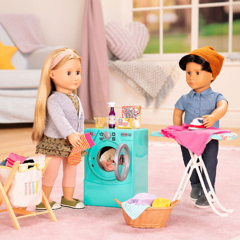 Our Generation, Tumble & Spin Laundry Playset for 18-inch Dolls