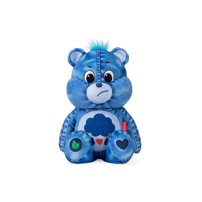 Care Bears 14" Plush Denim Edition (ECO Friendly) - Grumpy Bear  - R Exclusive