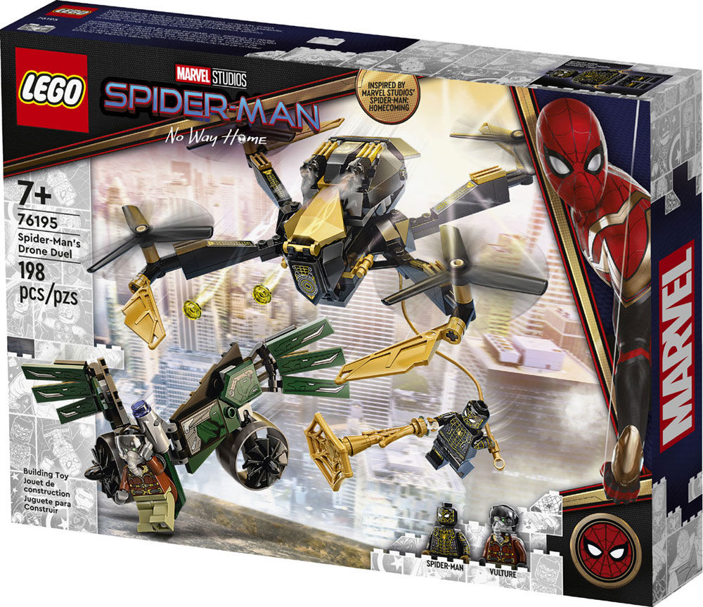 Lego spider 2025 man drone