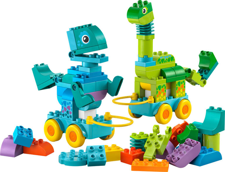 LEGO DUPLO Town 3 in 1 Dinosaurs on Wheels Learning Toy for Toddlers, Ages 3+ - 10451 LEGO DUPLO Town 3 in 1 Dinosaurs on Wheels Learning Toy for Toddlers, Ages 3+ - 10451