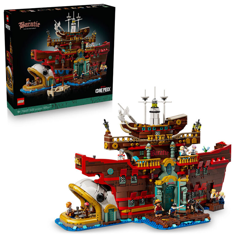 LEGO ONE PIECE Le Restaurant Flottant Baratie, Modèle à Construire, Cadeau pour Adultes 75640