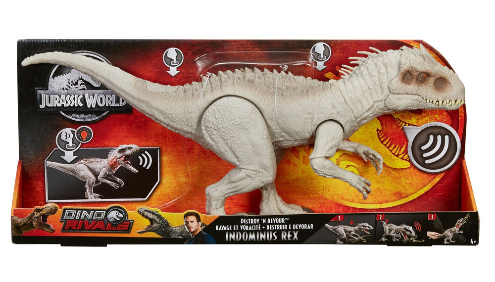 Jurassic World détruire "Dévorer indominus Rex Interactif Action dinosaure jouet 