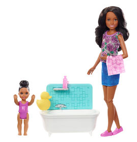 Barbie - Babysitters Inc. - Skipper - Poup&eacute;es et coffret de jeu