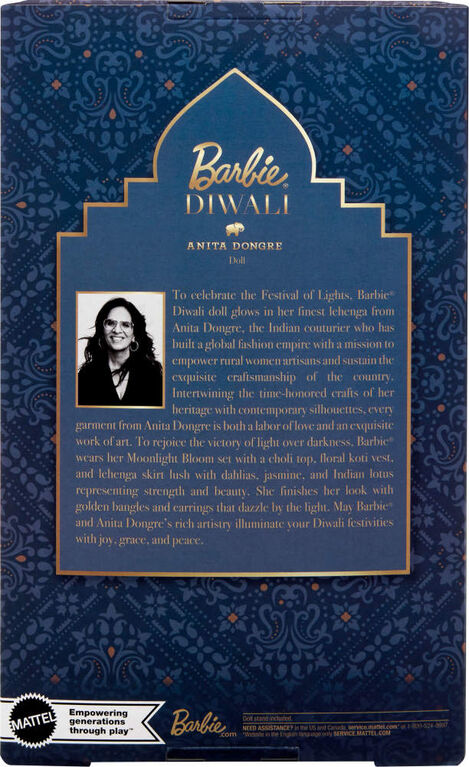 Barbie Poup&eacute;e Diwali par Anita Dongre, look F&ecirc;te des Lumi&egrave;res