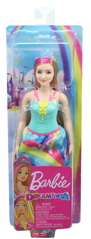 Poupée Barbie Princesse Barbie Dreamtopia, avec mèche rose