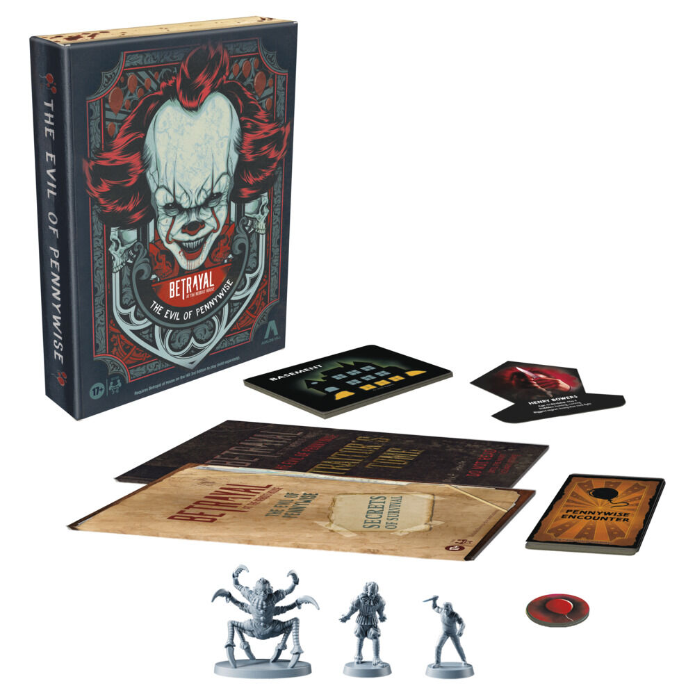 Avalon Hill Betrayal at the Neibolt House: The Evil of Pennywise, extension de jeu (nécessite Betrayal at House on the Hill 3e édition) - Édition anglaise