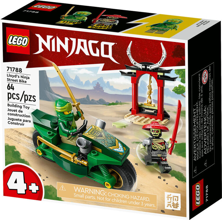 LEGO NINJAGO Lloyd's Ninja Street Bike 71788 Building Toy Set (64 Pieces)