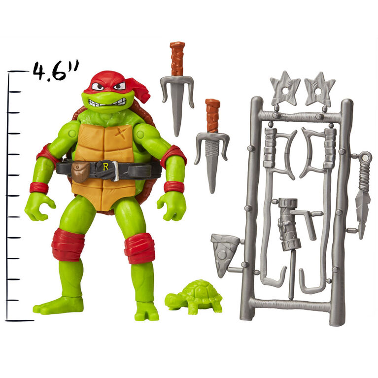 Les Tortues Ninja Mutantes: Mutant Mayhem Figure d'action de base Raphael