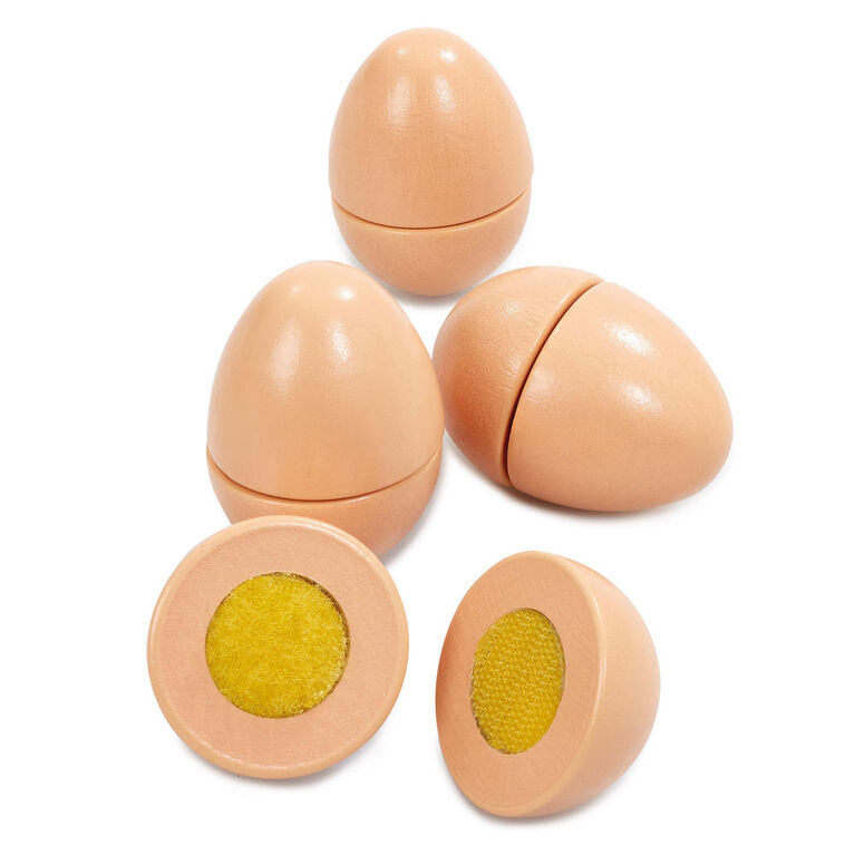 Early Learning Centre Wooden Eggs - Édition anglaise - Notre exclusivité