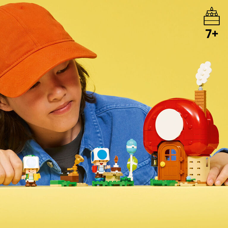 LEGO Super Mario Party at Toad's House Building Toy for Kids - Pretend Play Set for Ages 7+ - 72041