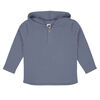 Gerber Childrenswear - Ensemble 2 pièces avec sweat à capuche et pantalon de jogging en tricot gaufré bleu pour tout-petits garçons 2T