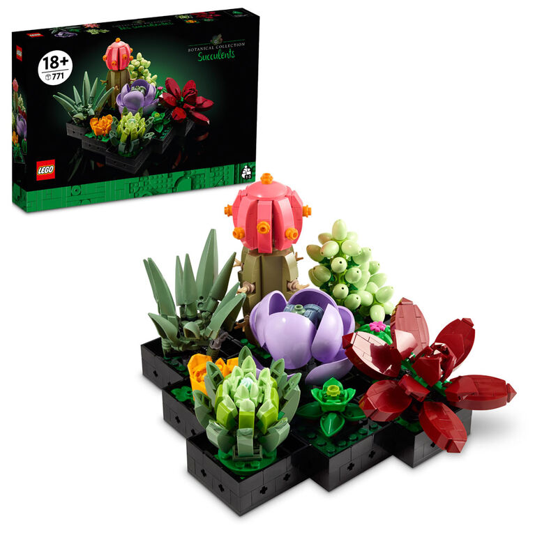 LEGO Succulents 10309 Plant Decor Building Kit (771 Pieces)