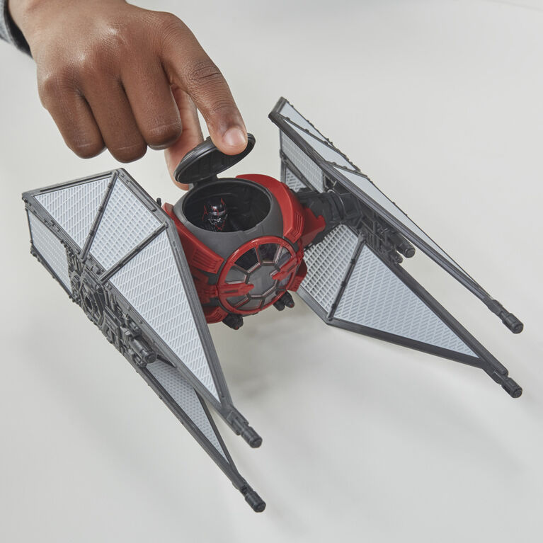 Star Wars Mission Fleet Stellar Class Kylo Ren TIE Whisper 2.5-Inch-Scale Figure and Vehicle