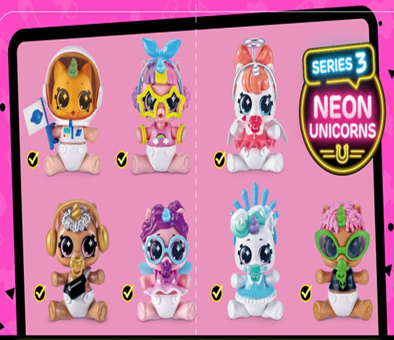 Zuru 5 Surprise Unicorn Squad Series 6 Newborn Unicorn Mystery Collectable Capsule (Styles May Vary)