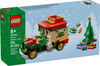 LEGO Le camion de livraison du p&egrave;re No&euml;l Jouet de jeu de r&ocirc;le avec des cadeaux de No&euml;l et une figurine de lutin 40746