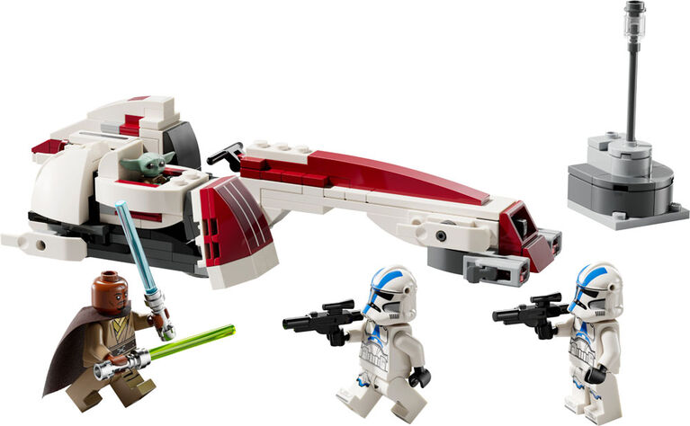 Ensemble LEGO Star Wars L'évasion en moto-jet BARC 75378