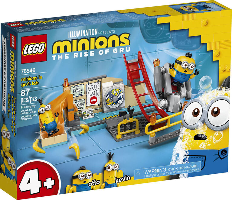 LEGO Minions Les Minions dans le laboratoire de Gru 75546 (87 pièces)