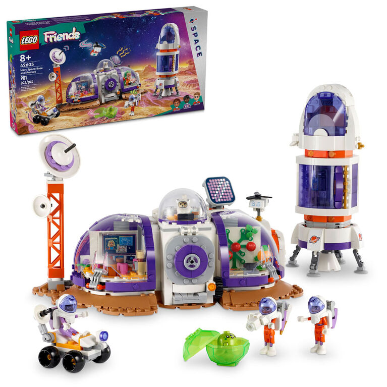 LEGO Friends Mars Space Base and Rocket Toy for Pretend Play 42605