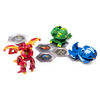  Bakugan, Starter Pack 3 personnages, Dragonoid, Créatures transformables à collectionner